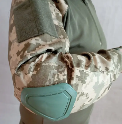 Військова сорочка Убакс Tactic CORD (з налокітником), бойова сорочка, піксель 56443 фото