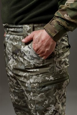 Військові штани Tactic (тактичні штани) Софтшелл Піксель 46 56167 фото