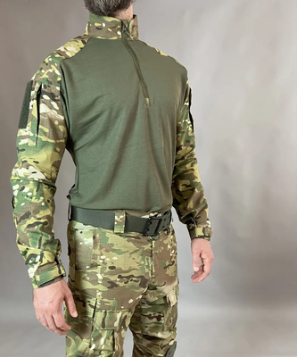 Військова форма Tactic CORD, тактичний костюм (убакс з налокітниками + штани з наколінниками), мультикам  56438 фото