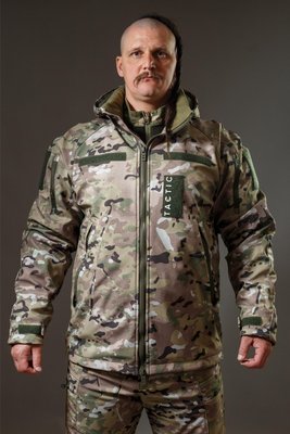 Куртка військова тактична демісезонна Софт Шелл Мультикам 56299(1) фото
